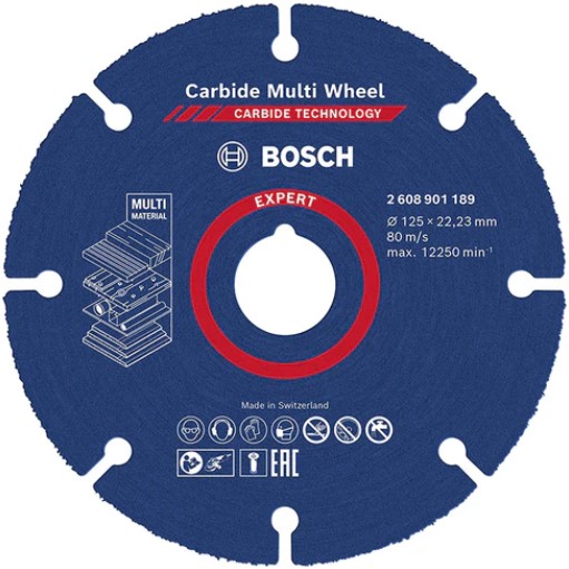 Multi Wheel 5" Bosch Carbide Multi Wheel PopSock 125mm