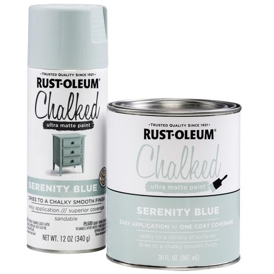 Rust-Oleum CHALKED Ultra Matte 887 ML Serenity Blue BUY 2 GET 1 FREE
