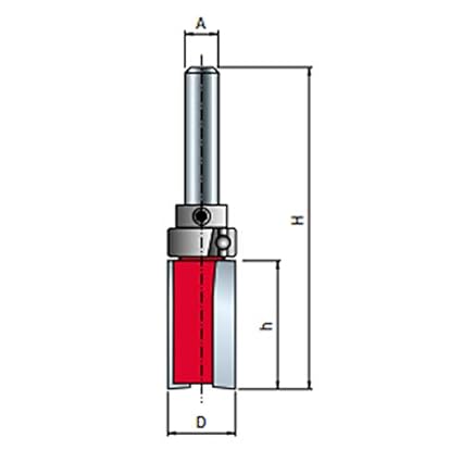 FREUD Top Bearing Flush Trim Bit  6MM L 13*20MM