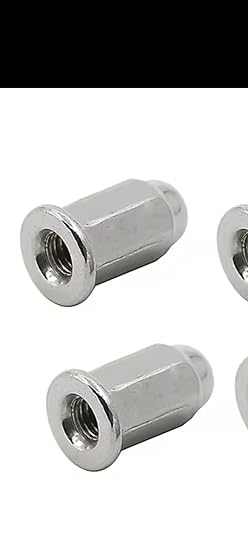 Long Cap Nut, 6 Mm, Nickel, Excellent Material, Number (10) Pieces