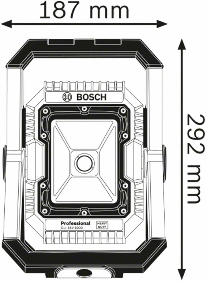 Bosch Cordless Worklight 18V 1900  Lumens Without Battery And Charger