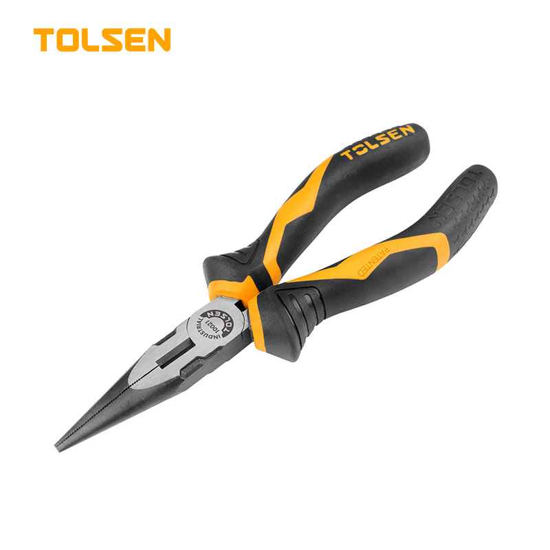 TOLSEN LONG NOSE PLIERS (INDUSTRIAL) 8"