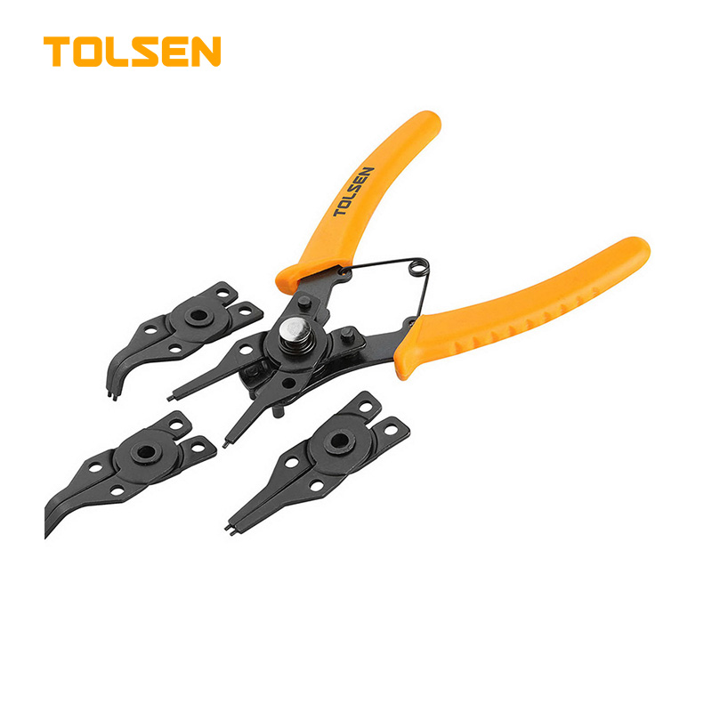 TOLSEN 4 IN 1 CIRCLIP PLIERS SET 6"