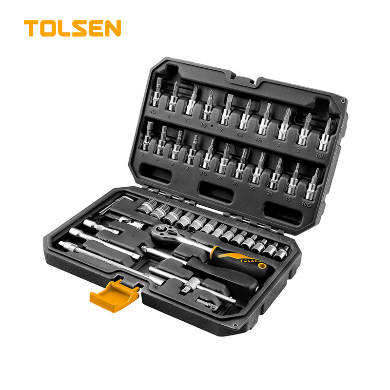 TOLSEN 46PCS 1/4″ SOCKET SET