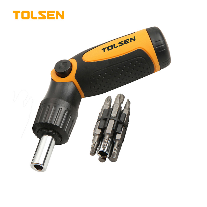 TOLSEN 14 IN 1 RATCHET SCREWDRIVER