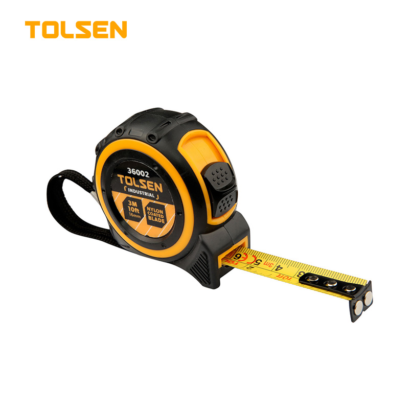 MEASURING TAPE (METRIC AND INCH) (INDUSTRIAL) 10M TOLSEN