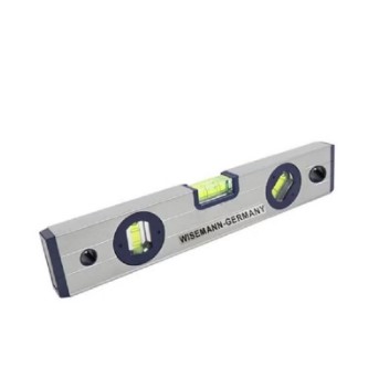 MAGNETIC ALUMINUM LEVEL 40CM 96B WITH FOCUS VIAL WISEMANN