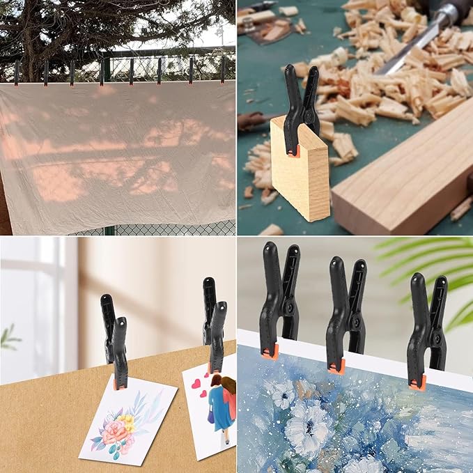 WISEUP قمطه مشبك بسوسته 6 بوصة -150 مم - بلاستيك - هيفي دوتي