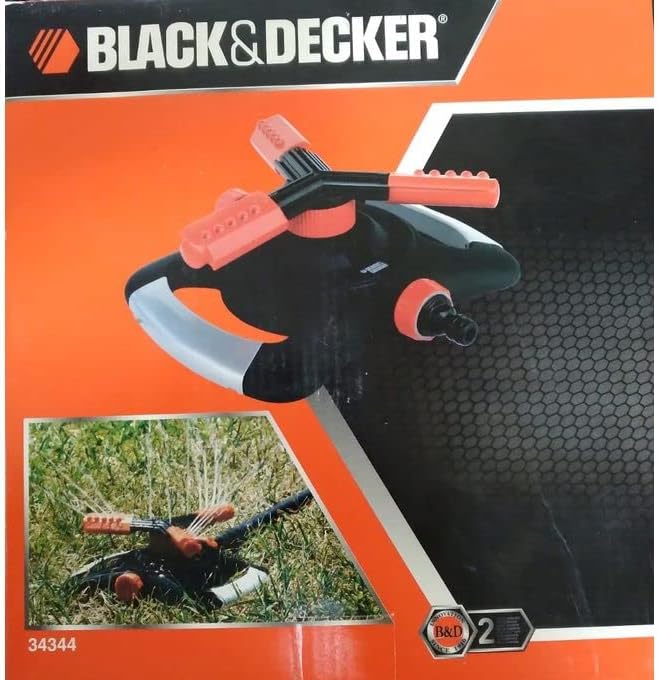 Black & Decker 3 Rotating Arms Garden Irrigation Water Spray