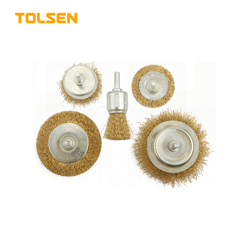 طقم فرش سلك للتنظيف 5ق بأكس	Tolsen