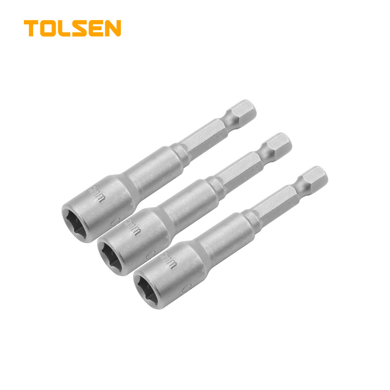 TOLSEN 3PCS MAGNETIC NUT SOCKET SET 13mm