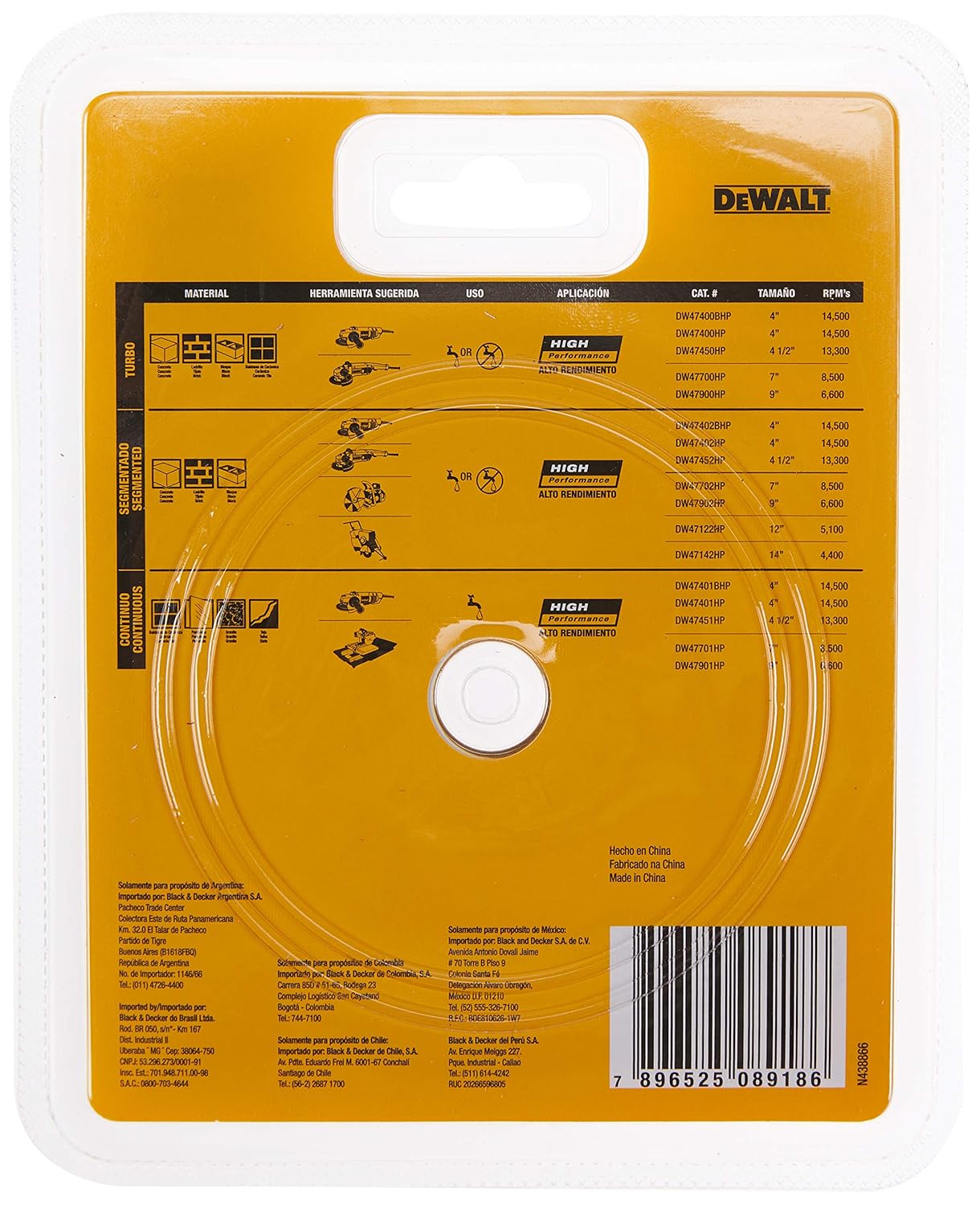 Dewalt Diamond Blade 115mm X 5mm X 22.2mm Continuous