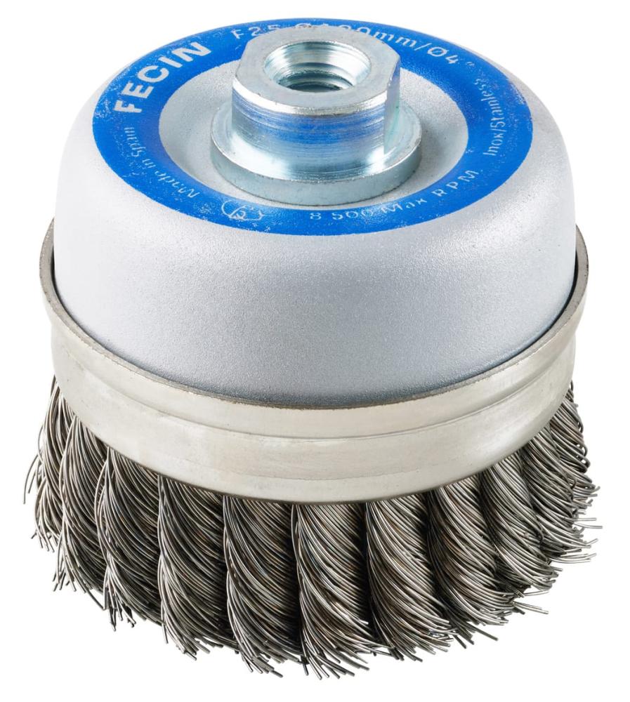 TWISTED Cup Wire Brush, 4" Fecin