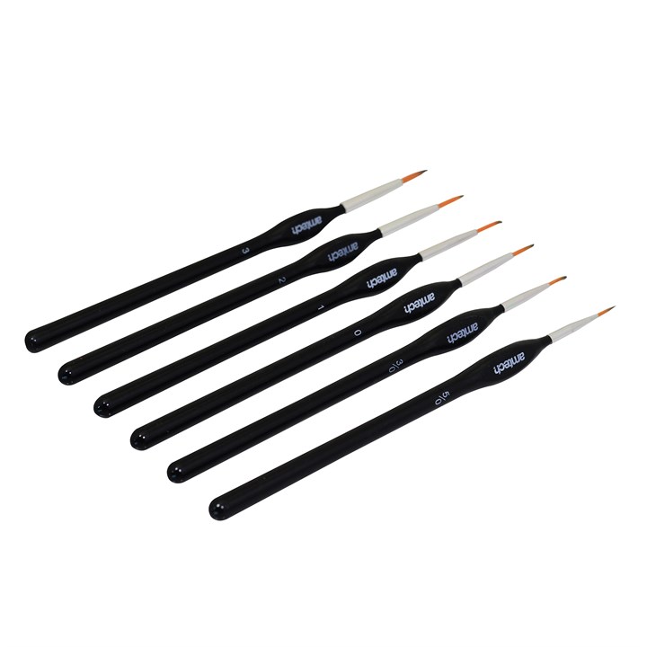 Fine Detail Paint Brush Set 6pcs  Amtech