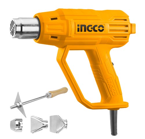 INGCO Heat Gun 2000W 4 Pcs