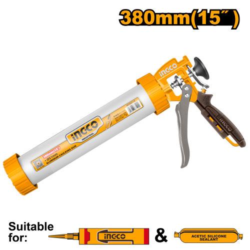 INGCO Aluminum Caulking Gun 15"