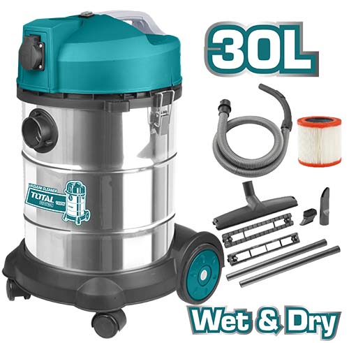 Total Wet and dry Vacuum Cleaner 1400w 30L