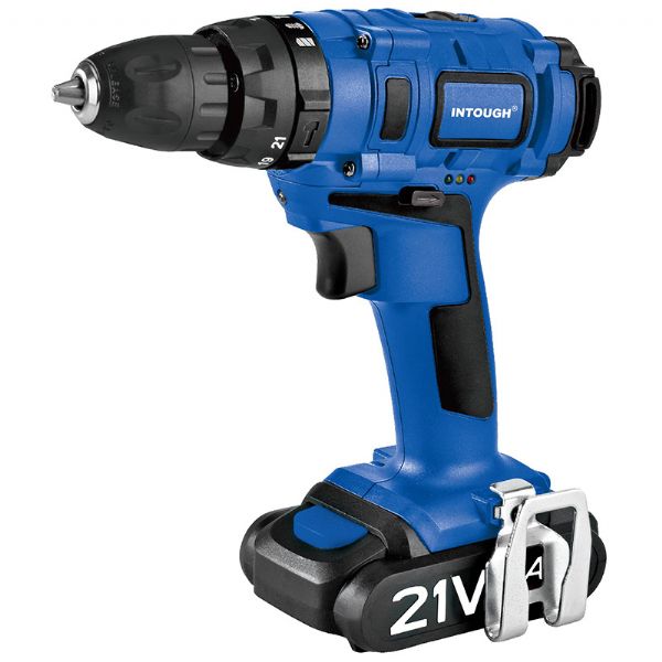 Cordless Impact Drill (Double Speed) 10mm 21V INTOUGH