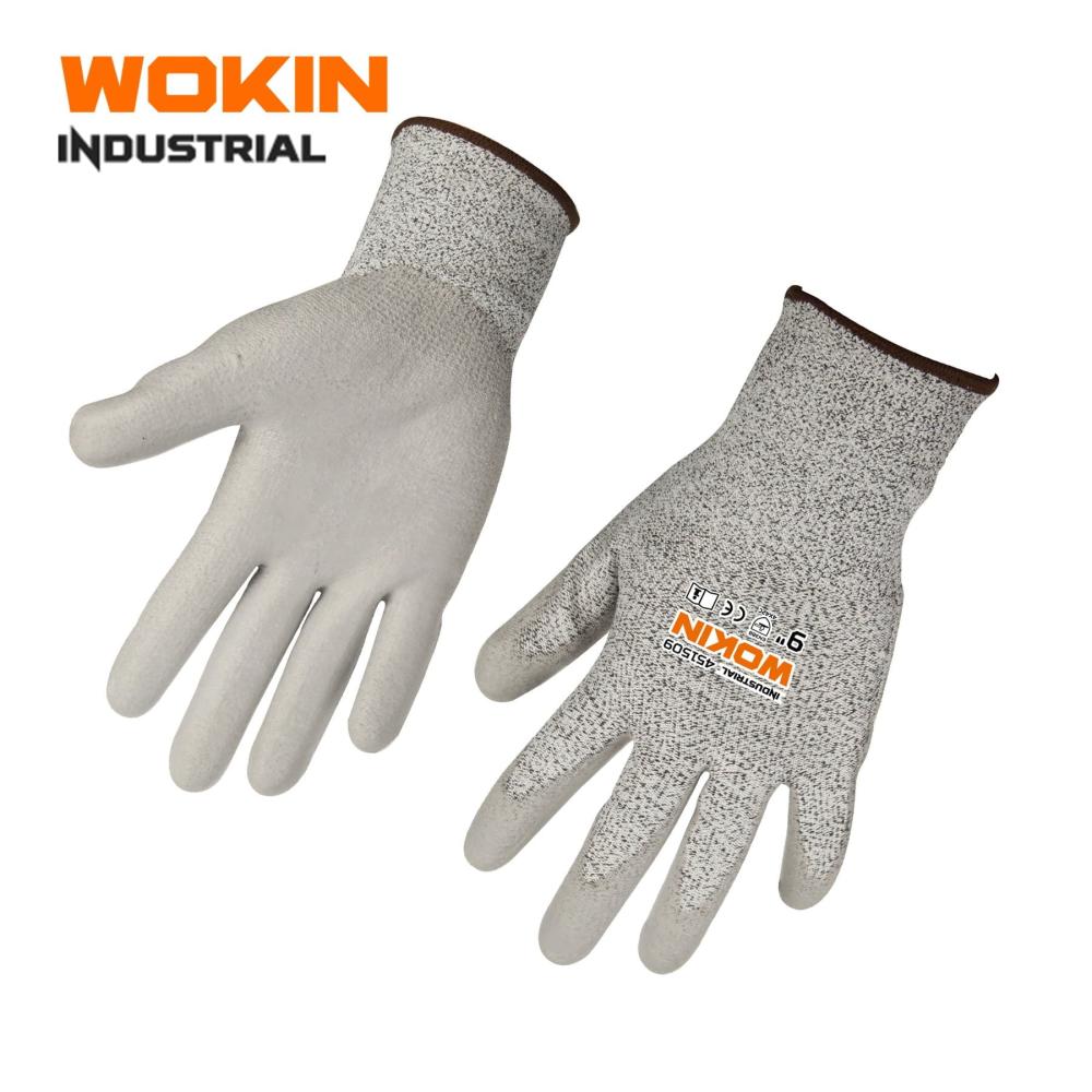 CUT RESISTANCE PROTECTIVE GLOVES LEVEL 5  - XL (INDUSTRIAL)	WOKIN