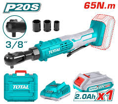 Total Cordless Torque Wrench DR.3/8" 20V 65Nm With One Battery And Charger