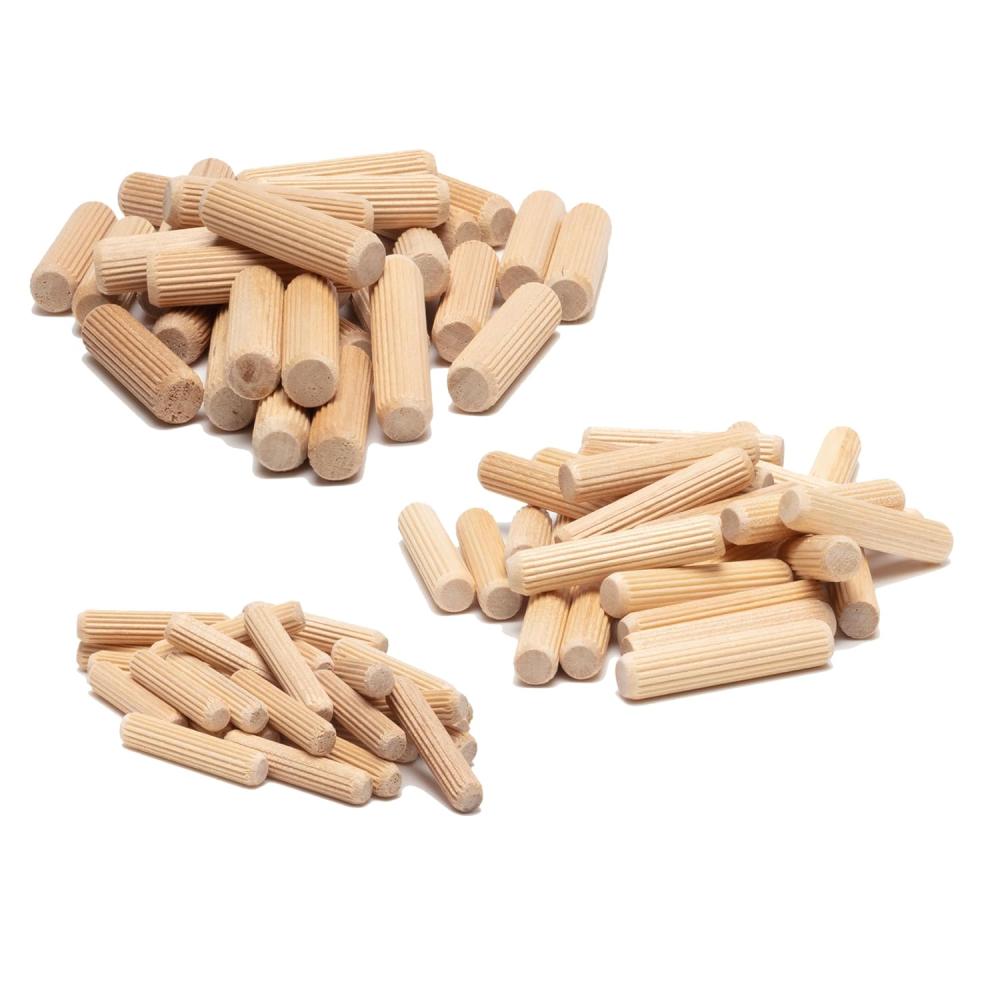 Wooden Dowel Set 90pcs Amtech