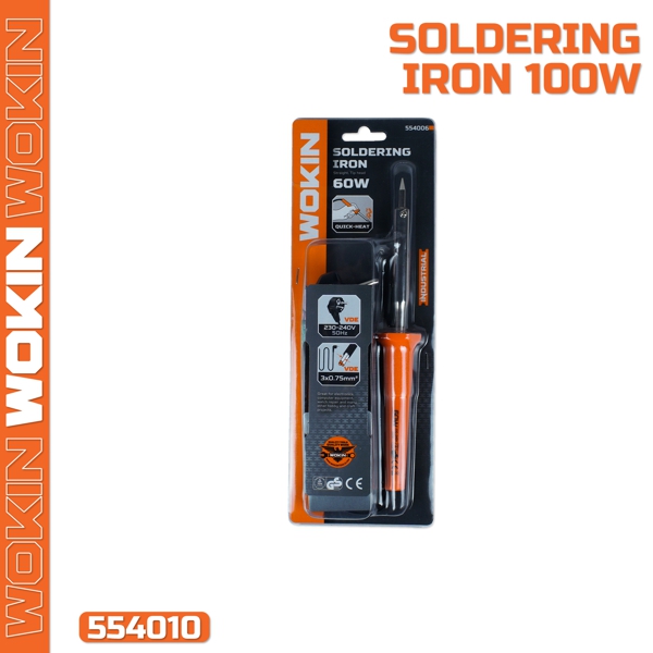 SOLDERING IRON (INDUSTRIAL) 100W	WOKIN