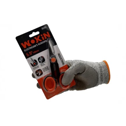 ELETRICIAN'S SCISSORS (INDUSTRIAL) 5.5"	WOKIN