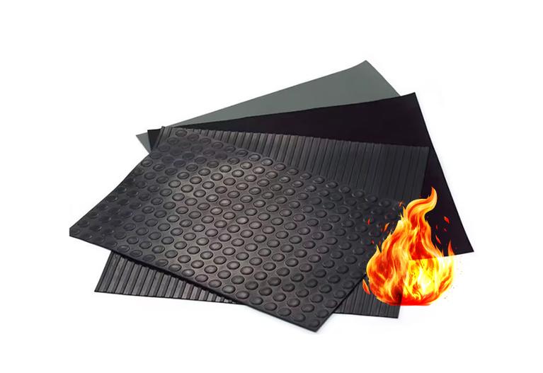 Rubber Anti fire flooring