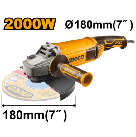 INGCO Angle Grinder 7" 2000W