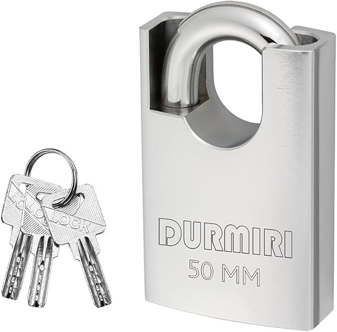 DURMIRI Heavy Duty Lock 50mm With 4 Keys