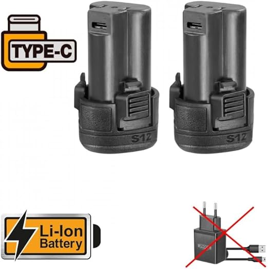 INGCO Cordless Impact Drill 12V + 2 Battary