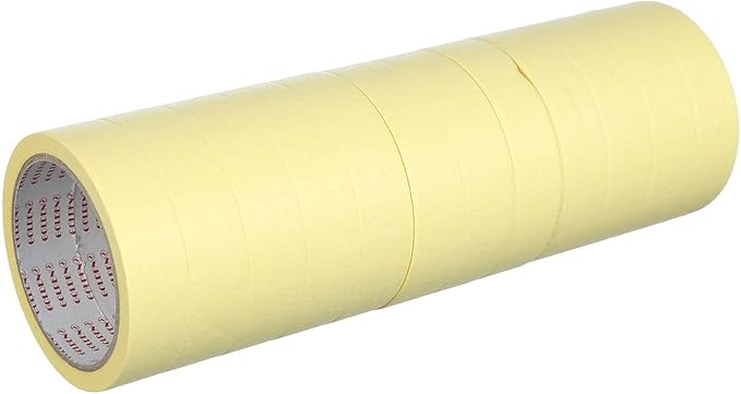 Maden Doco Tape, Set Of 12 Pieces, 1 Inch, 2.5 Cm - Yellow