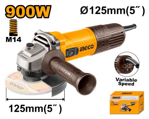 INGCO CORDED Angle Grinder 900W
