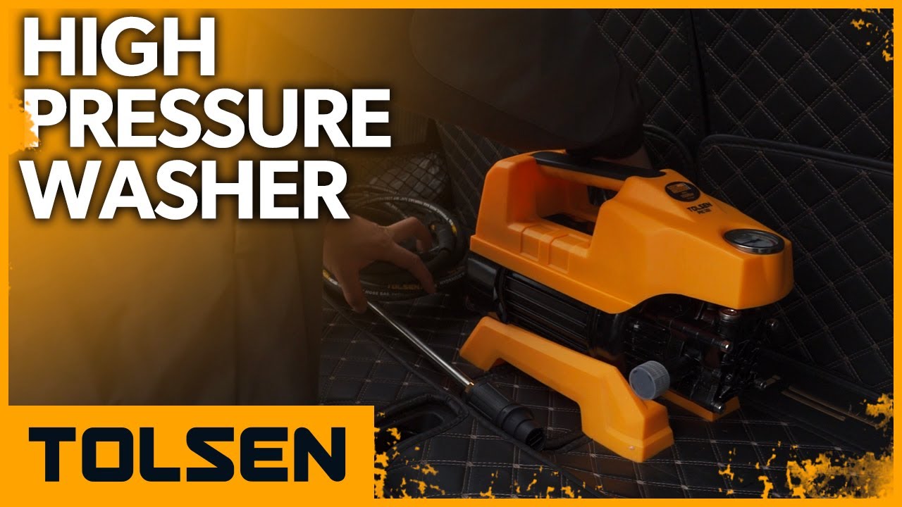TOLSEN 1800W HIGH PRESSURE WASHER