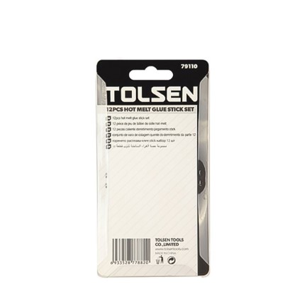 TOLSEN 12PCS HOT MELT GLUE STICK SET 11.2*100mm