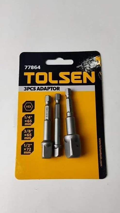 TOLSEN 3PCS SOCKET ADAPTOR