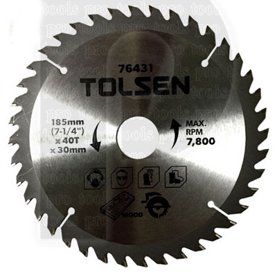 TOLSEN TCT SAW BLADE 145mm*40T*30mm
