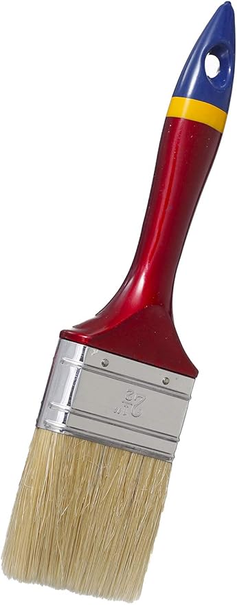 3-Inch Flat, Exterior Brush - Wall Paintbrush 63 Mm -