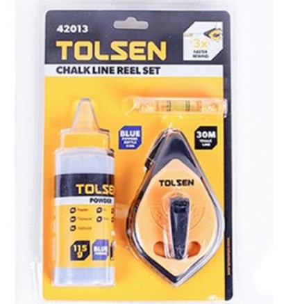 خيط عالم بالبودرة طول 30م نايلون مع ميزان مياه	Tolsen