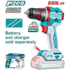TOTAL Compact Brushless Cordless Impact Drill 20V/66Nm Without Battery And Charger