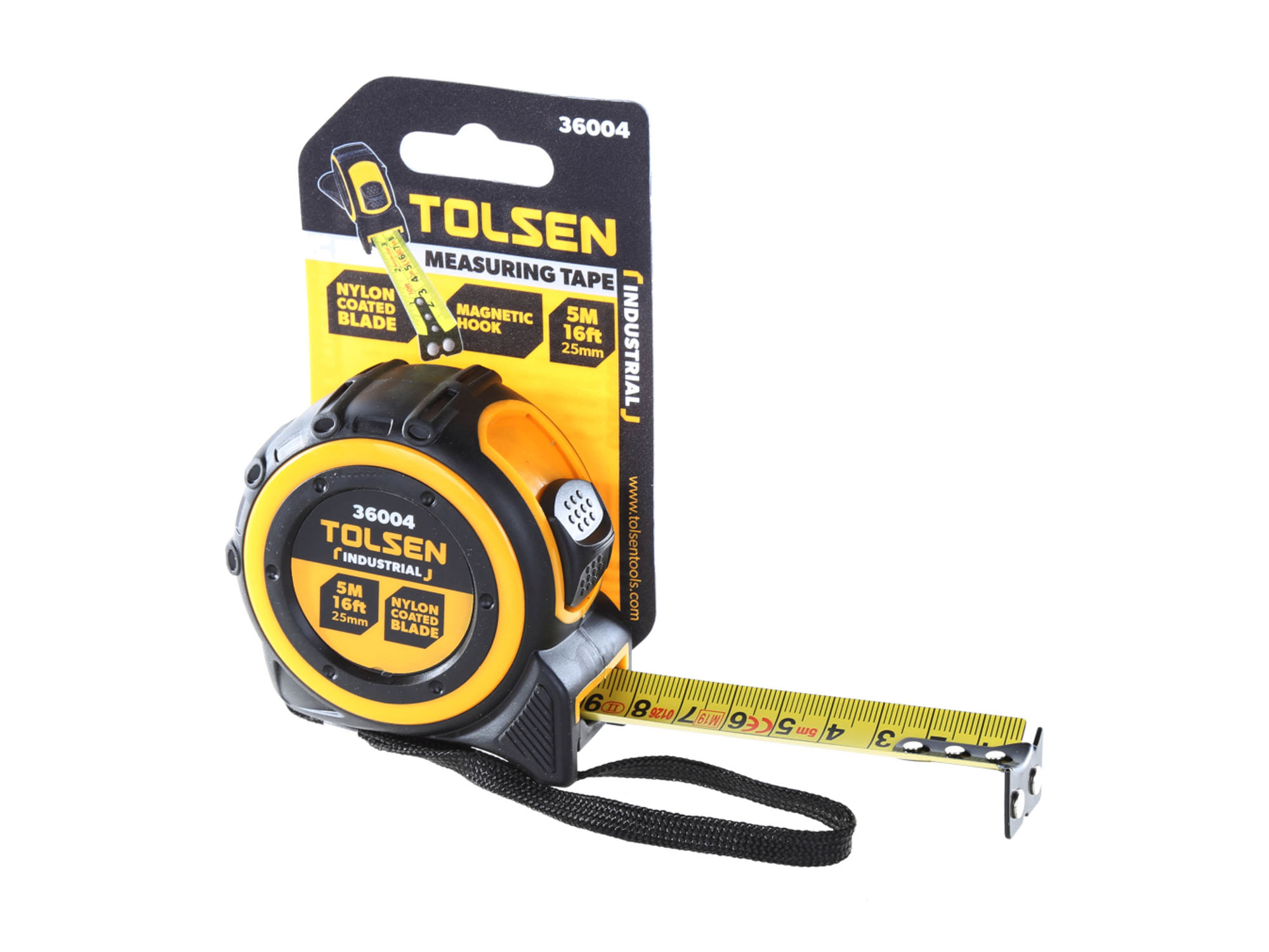 MEASURING TAPE (METRIC AND INCH) (INDUSTRIAL) 5M TOLSEN