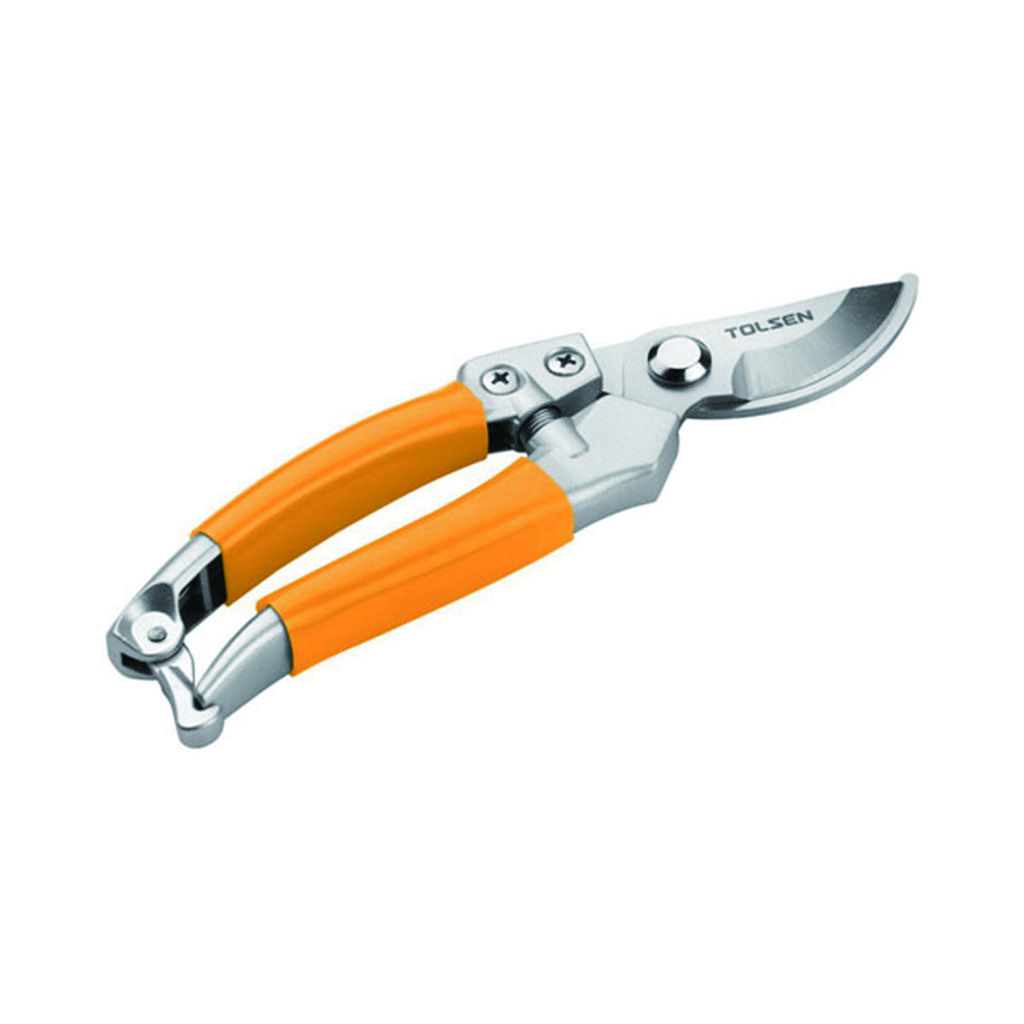 TOLSEN 8″ BYPASS PATTERN PRUNING SHEARS   Stainless Steel Blade
