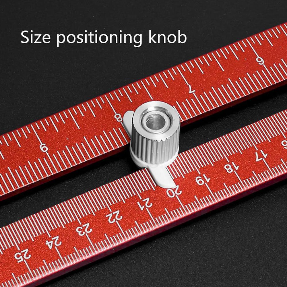 Precisions Marking Ruler Square T Type Woodworking Scribers Measuring Tool 35cm