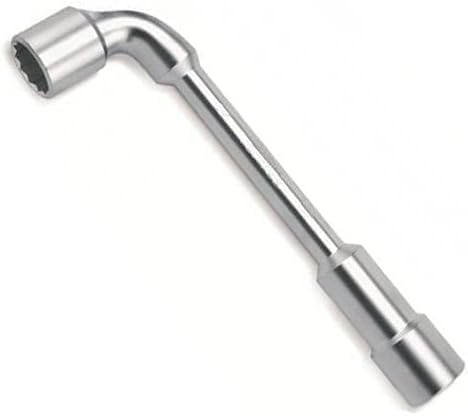Apt Angled Socket Wrench, 10mm - Heavy Nickel