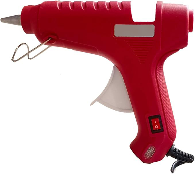 Glue Gun 80Watt , Constant Temperature & Long Durability +  (Red) (Color May Vary)