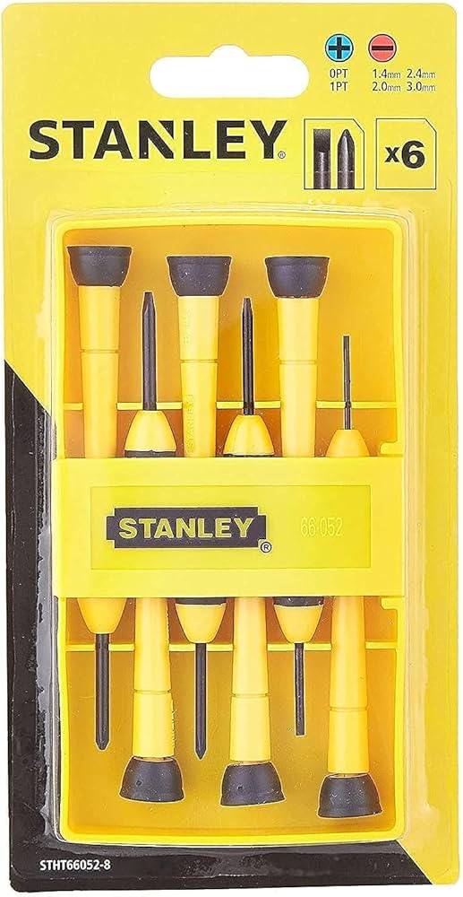 Stanley Hand Tools 6 Piece Precision Screwdriver Set
