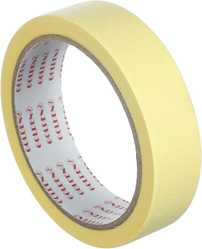 Maden Doco Tape, Set Of 12 Pieces, 1 Inch, 2.5 Cm - Yellow