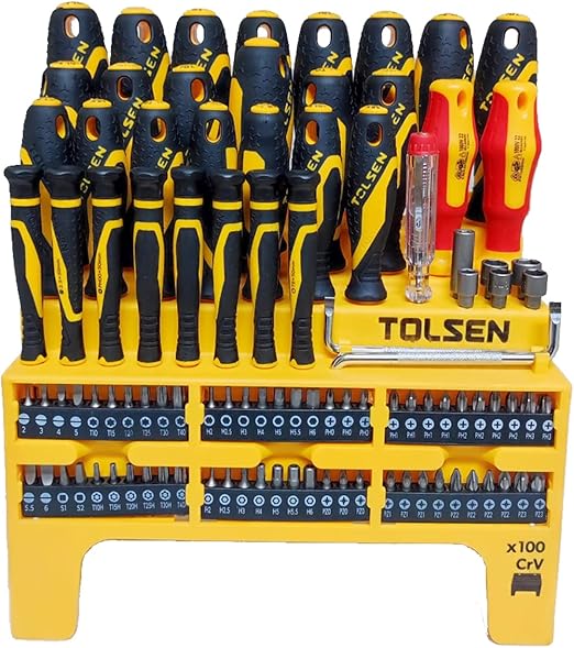 TOLSEN 100PCS SCREWDRIVER SET