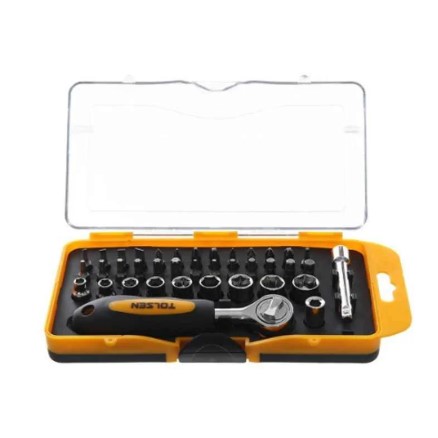 TOLSEN 38PCS BITS & SOCKETS SET
