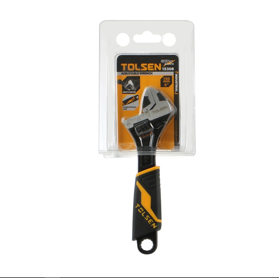 مفتاح فرنساوى مقاس 6" فك مدرج يد عازل	Tolsen